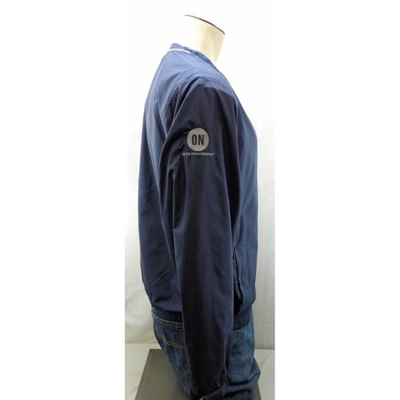 Cutter & Buck Navy Blue V-Neck Long Sleeve Golf Wind Pullover - Men's M - Picture 2 of 7
